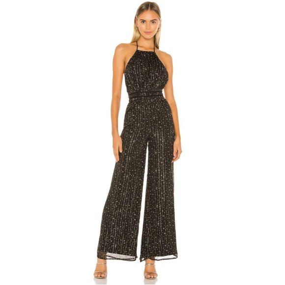 Tularosa Pants - NWT TULAROSA Kendall Black Jumpsuit, M